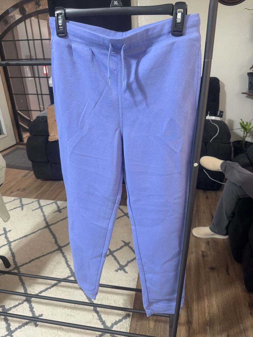 Lands' End Sweatpants Joggers Purple Size XL 14-16